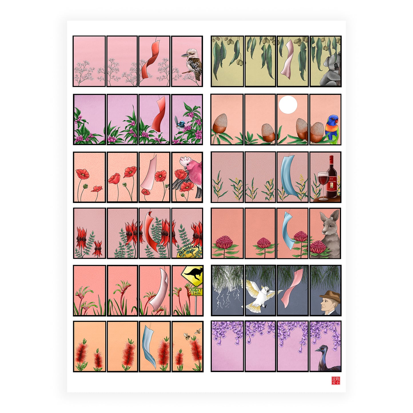Hanafuda Australian Wildlife