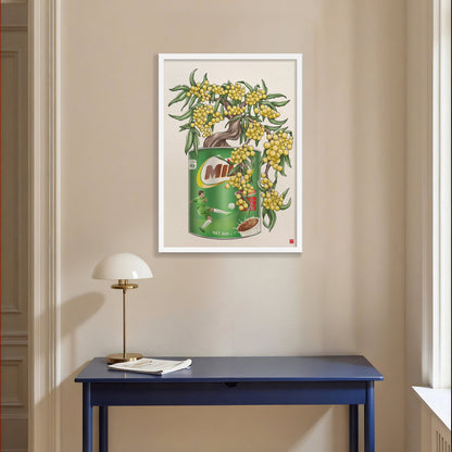 Golden Wattle Milo Tin