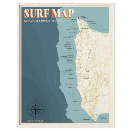 Maragret River Surf Map