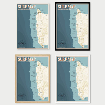 Maragret River Surf Map