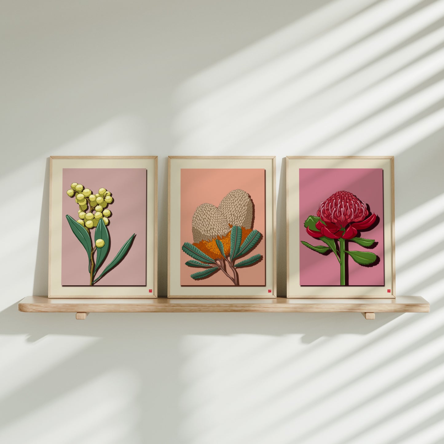 Sam Leahy Floral - Set of 3